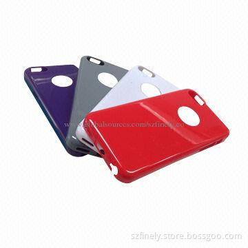 PC Cases for iPhone 5/5S with Apple Hole, Various Colors, Simple Design